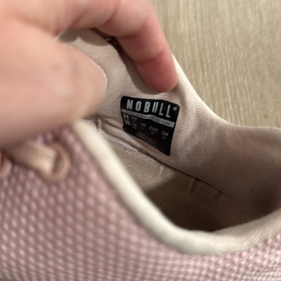 Nobull Blush Heather Lace Up Lightweight Breathable Trainers - Picture 6 of 7